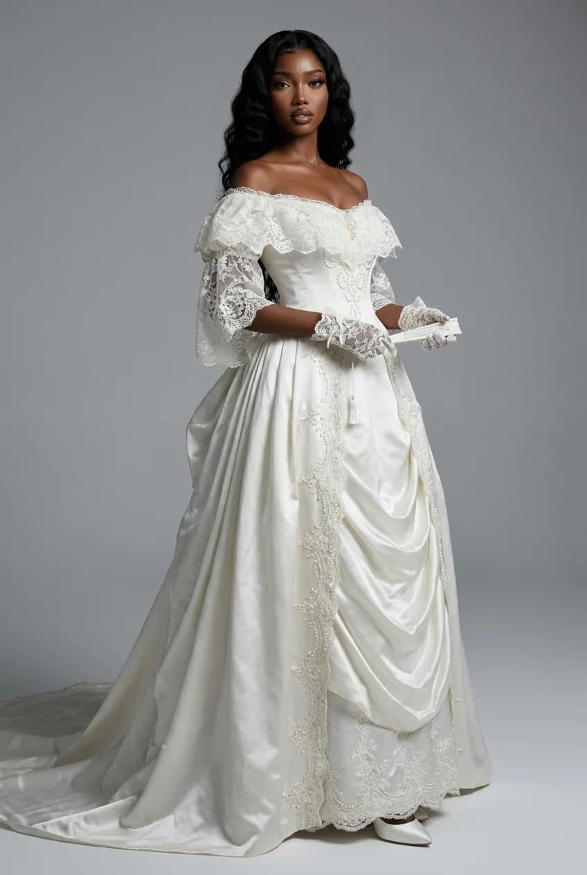 Wedding dress design - from-photo