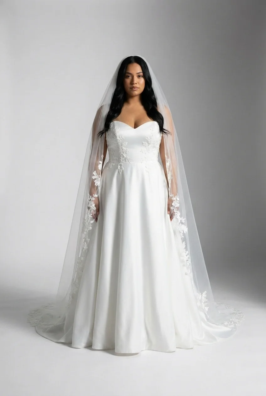 Wedding dress design - a-line