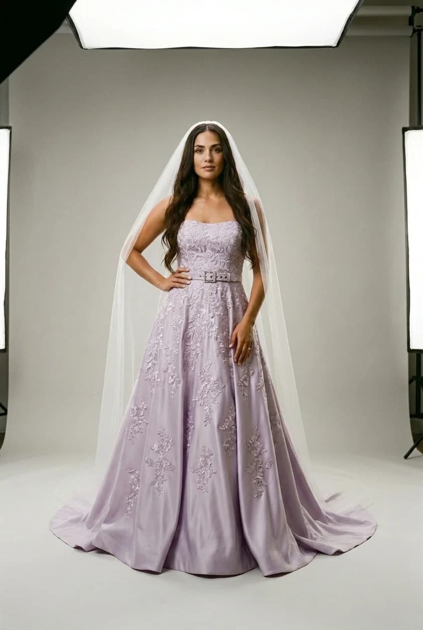 Wedding dress design - empire