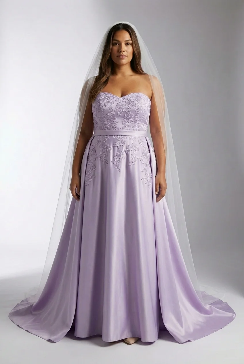 Wedding dress design - empire