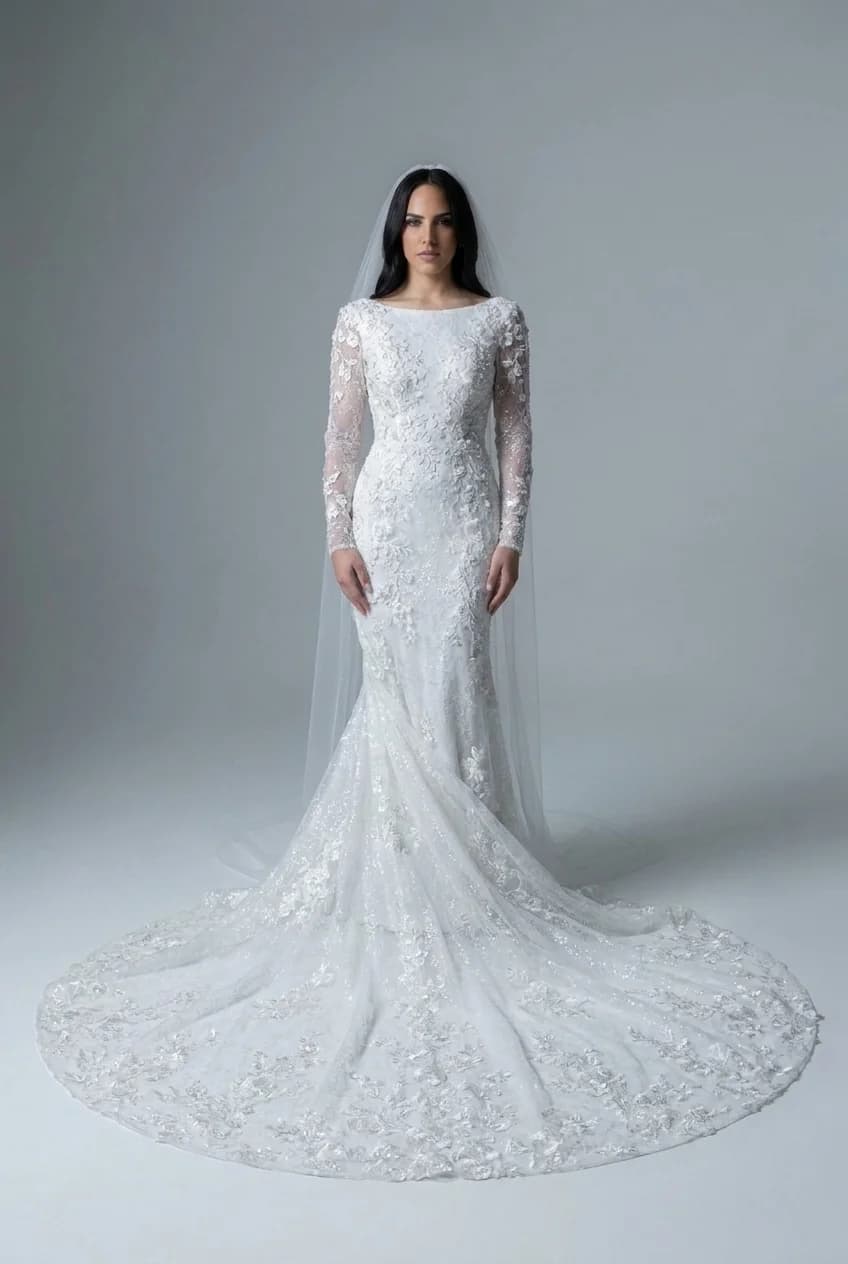 Wedding dress design - mermaid